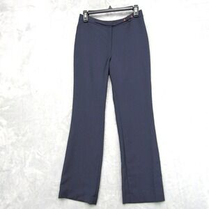 Favourbrook Pants Women's Size 4 UK Size 8 Made In England Dark Purple Blue